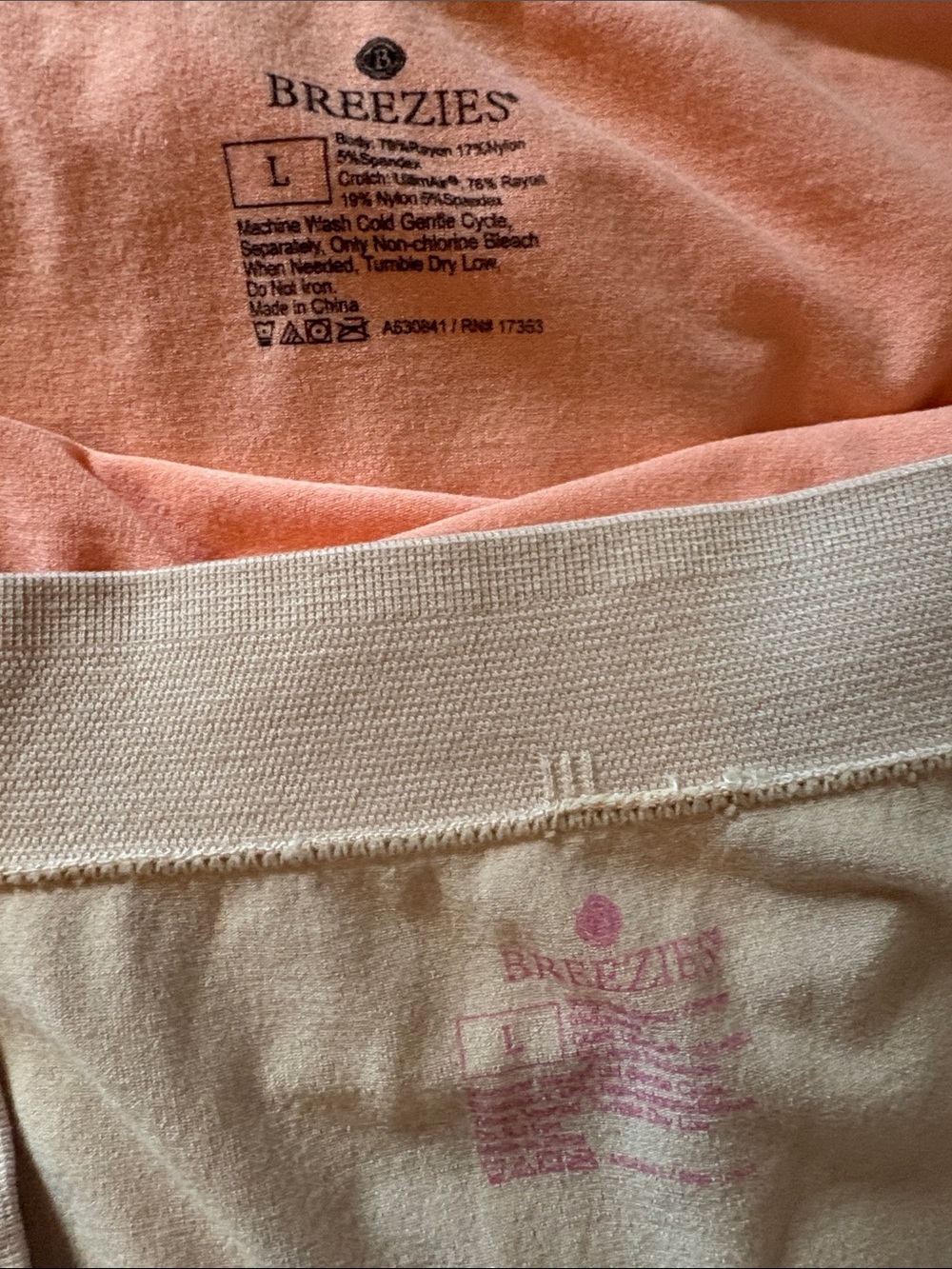 Breezies Seamless Smoothing Mid-Thigh Short Set - Set of 4 - Picture 5 of 5